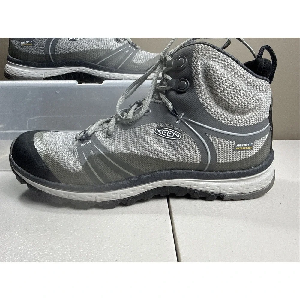 Keen Terradora Mid Women's Hiking Boot Gargoyle Magnet Size 8 Worn Once NICE EUC - Picture 2 of 16